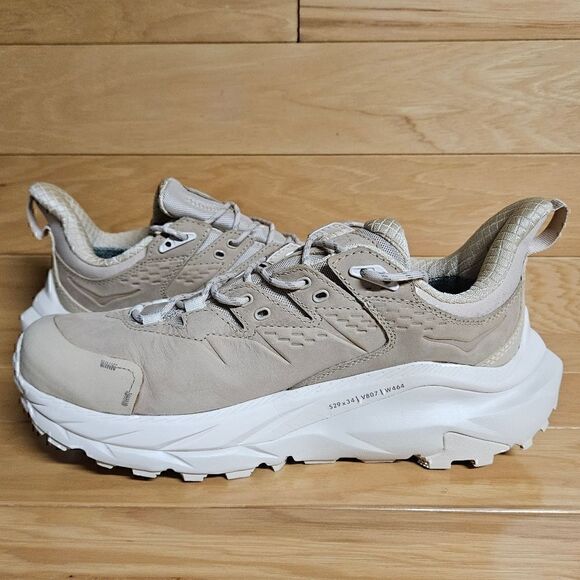 Hoka One One Kaha 2 Low GTX Gore-Tex Shifting Sand Eggnog Mens Shoe - Picture 10 of 12